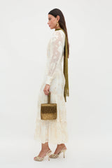 Elsie - Bouquet Devoré Cream