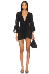 Solid Perola Short Cover Up