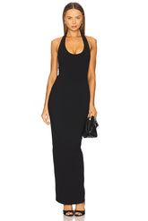 Natalia Halter Maxi Dress