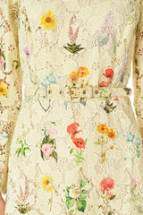 Limoncello Floral Lace Dress