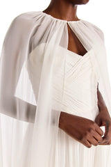 Floor Length Chiffon Evening Cape