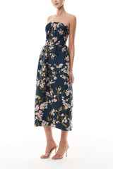 Floral Ocean Gazar Cocktail Dress