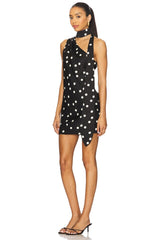 Gloss Scarf Mini Dress