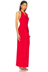Mariza Halter Maxi Dress