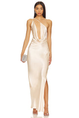 Johanna Cowl Neck Maxi Dress
