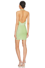 Saffron Cowl Mini Dress