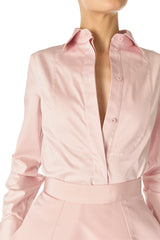 Collared Tuxedo Shirt