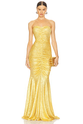 Strapless Fishtail Gown