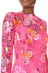 Long Sleeve Lace Sheath Dress