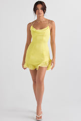 buttercup ruffle mini dress