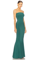x REVOLVE Strapless Fishtail Gown