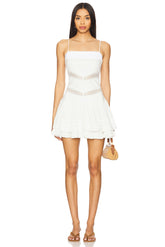 x free-est Bliss Beauty Mini Dress In Ivory