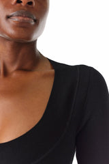 Long Sleeve Knit Midi Dress