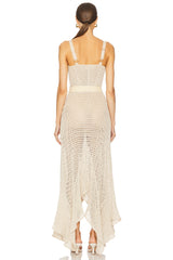 Herrera Desert Crochet Gown