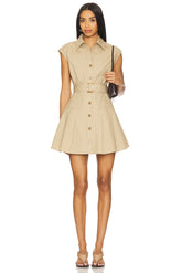 Audley Trench Mini Dress