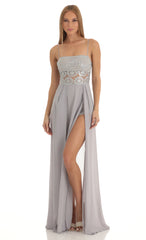 Maxi Dress in Grey