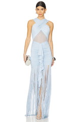 Valeria Fringe Maxi Dress