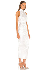 Jill Chinese Jacquard Pencil Dress