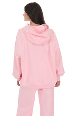 Oversized Lucy Hoodie in Pink