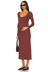 The Long Sleeve Rib Dress