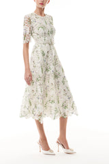 Short Sleeve Floral Day Dress