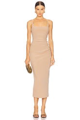 Karina Tuck Midi Dress