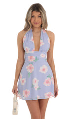 Floral Dress in Lavender