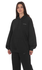 Oversized Lucy Hoodie in Black