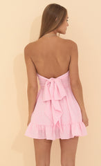 Baby Doll Dress in Polkadot Pink