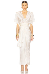 The Demeter Dress in Silk Lyocell