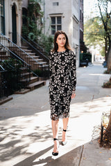 Floral Lace Sheath Dress