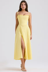 sunshine cotton midi sundress