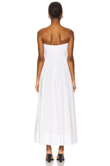 Cotton Resort Strapless Dress
