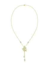 Wild Flower Yellow Gold Y Necklace