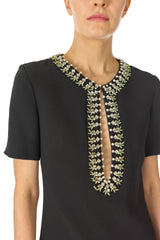 Jeweled Neck Caftan