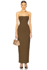 The Linear Suiting Dress