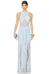 Valeria Fringe Maxi Dress