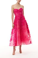 Sweetheart Lace Tea-Length Dress
