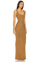 Benilda Metallic Maxi Dress
