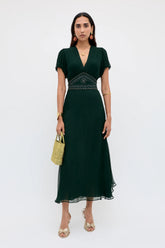 Corrine - Diana Embellishment Forest Green