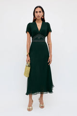 Corrine - Diana Embellishment Forest Green