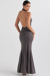 shadow halter gown