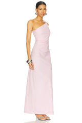 Apolline Asymmetric Maxi Dress