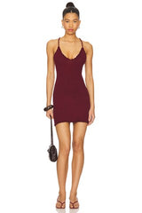 Nola Solid Mini Dress