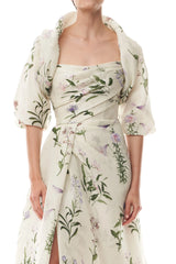 High Neck Gazar Bolero