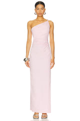 Apolline Asymmetric Maxi Dress