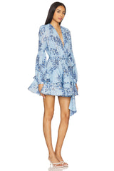 Bedouin Blue Poppy Mini Dress