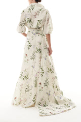 High Neck Gazar Bolero