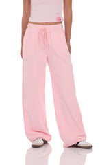 French Terry Sweatpants Pants in Pink