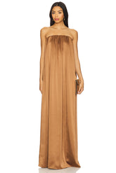 Monique Satin Maxi Dress